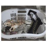 Basket of Misc. Glassware