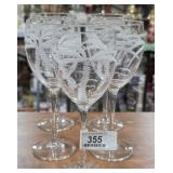 5 Piece Beautiful Palm Tree Stem Set
