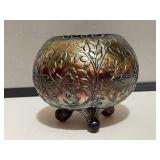 Carnival Glass Rose Bowl