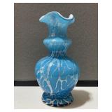 Blue Mica Vase