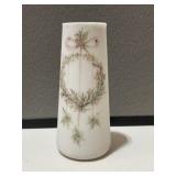 White Satin Decorated Vase