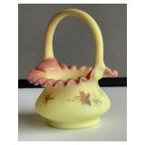 Burmese Maple Leaf Ruffled Top Basket