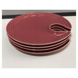 4 Longaberger Plates