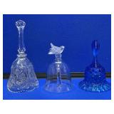 3 Fenton Hand Bells