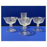 4- Heisey Assorted Stems