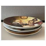 4- Norman Rockwell Decorative Plates