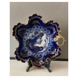 Porcelain Blue & White Portrait Bowl