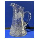 Cut Glass Pitcher