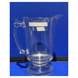 Lion Handle Glass Pitcher