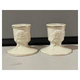 2 Fenton Candleholders