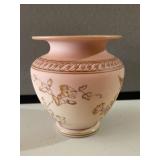Pink Satin Decorative Vase
