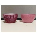 2 Glass Bowls