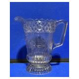 Glass Wildflowers Pitcher