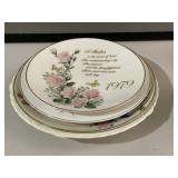 Lot of Assorted China Plates