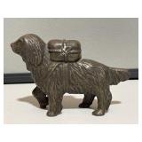 Cast Iron Dog Bank