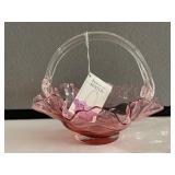 Fenton Pink Basket