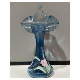 Jack N Pulpit Blue Fenton Vase