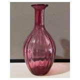 Fenton Cranberry Vase