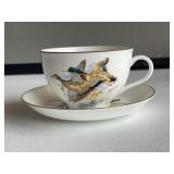 Mustache Cup & Saucer