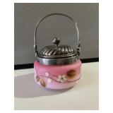 Satin Glass Sugar Caddy