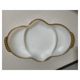 Fire King Divided Tray