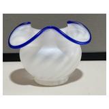 Fenton Opalescent Swirl Vase