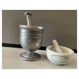 2- Drug Store Mortar & Pestle