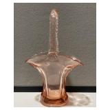 Pink Depression Basket