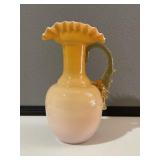 Butterscotch Ruffled Ewer