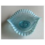 Blue Opalescent Bowl