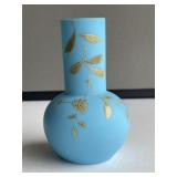 Blue Satin Vase