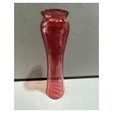 Cranberry Glass Vase