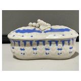 Staffordshire Lidded Box w/ Grapes