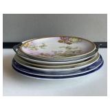 6 Historical, Floral & Fruit Plates