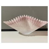 Pink Art Glass Bowl
