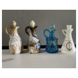 4- Cruet Bottles w/ Stoppers