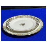 2 Hand Painted Nippon Plates