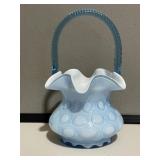 Fenton Coin Spot Blue Basket