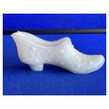 Mosser Glass Slipper Match Holder