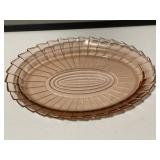 Pink Depression Platter