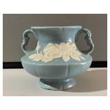 Weller Blue Cameo Vase
