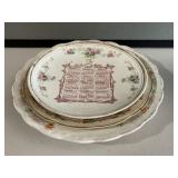 3 Calendar Plates