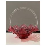 Fenton Cranberry Basket