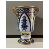 Nippon Blue & Gold Vase