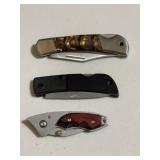 3- Ridge Runner Pocket Knives
