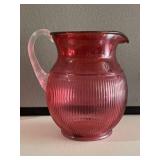 Fenton Cranberry Pitcher
