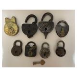 Lot of Assorted Antique Locks