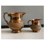 Lustre Creamer & Pitcher