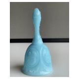 Fenton Blue Mother & Child Bell