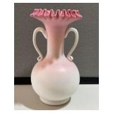 Peach Belo Vase w/ Handles